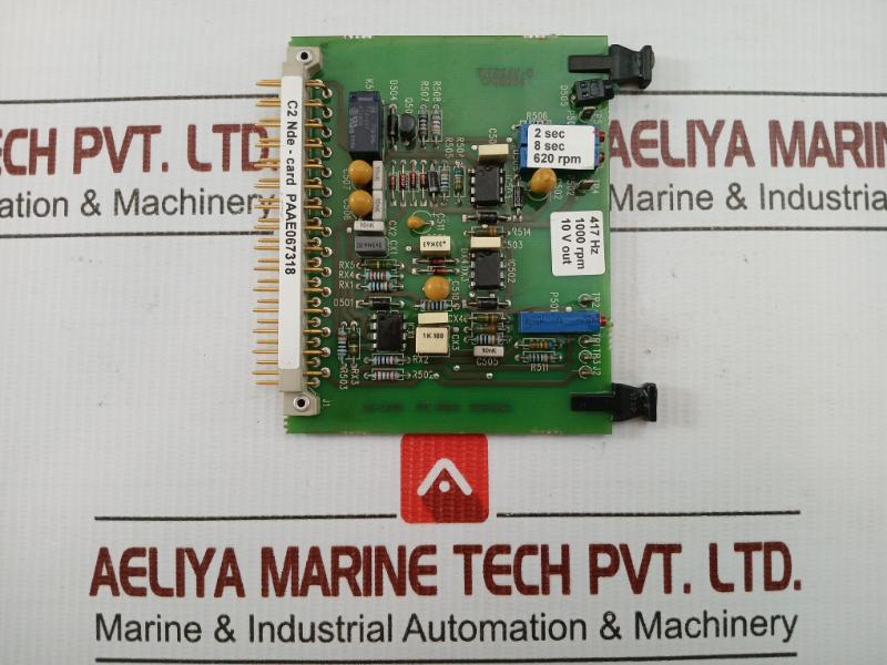 Wartsila Nde Card Speed Monitoring Module Ppl 81804, 417 Hz
