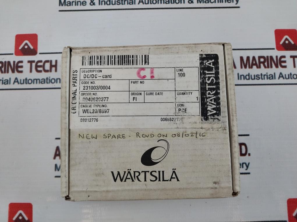 Wartsila Paae065774 Dc/Dc Power Card