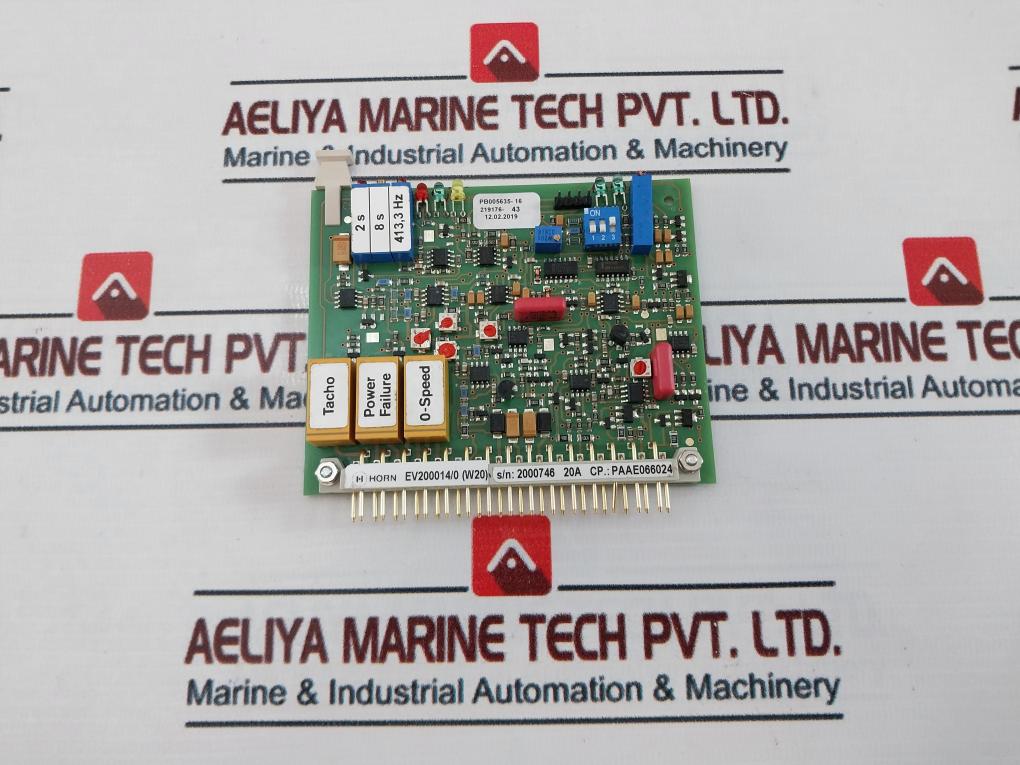 Wartsila Paae066024 Tuned C2 Card Ev200014/0 (W20) 20A Kw 23/18