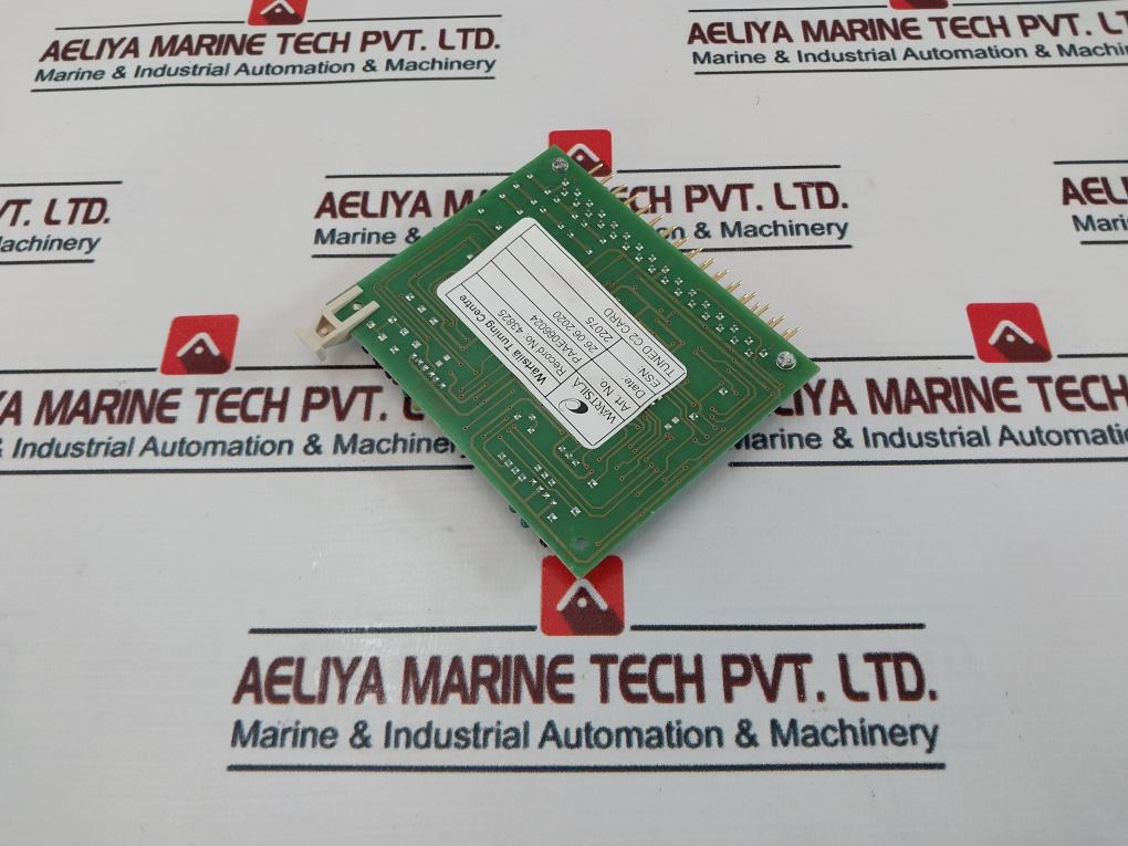 Wartsila Paae066024 Tuned C2 Card Ev200014/0 (W20) 20A Kw 23/18