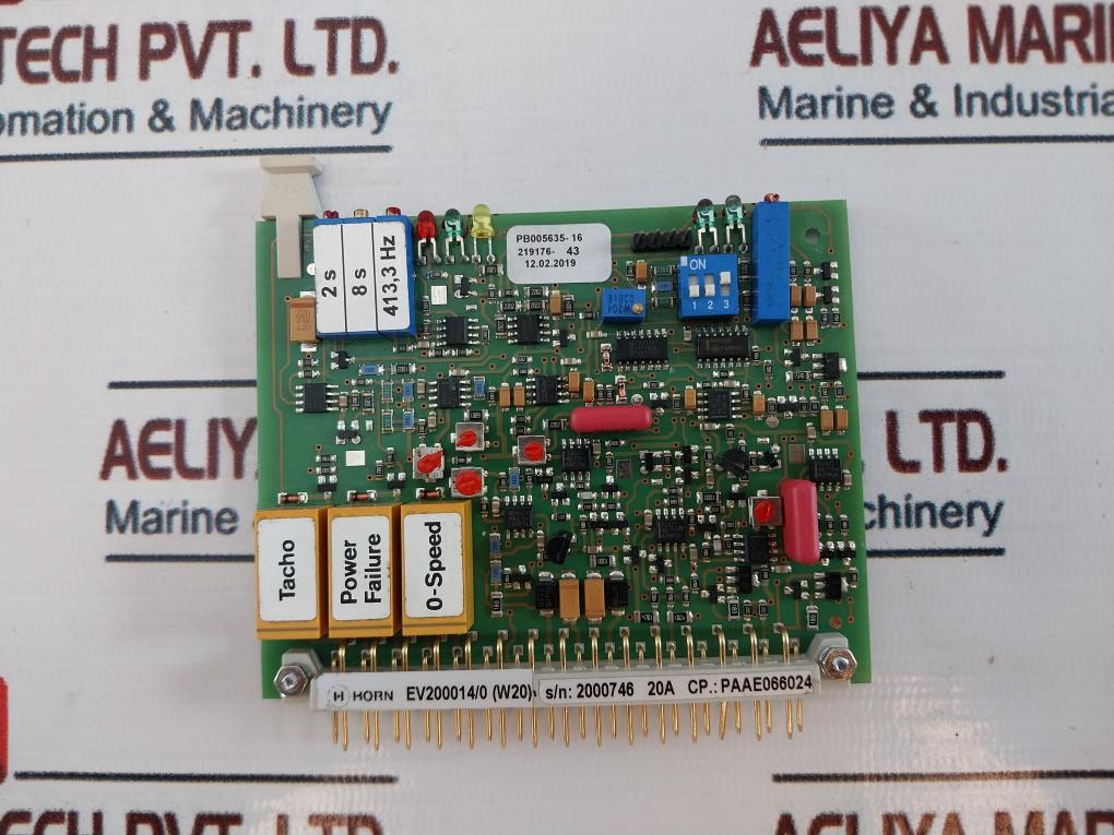 Wartsila Paae066024 Tuned C2 Card Ev200014/0 (W20) 20A Kw 23/18