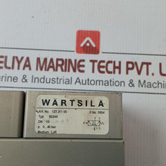 Wartsila Pneumatic Valve 0..40 Bar 603/41