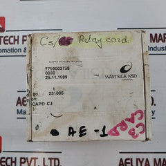 Wartsila PPL 81813 C3/C5 Relay Card 231005