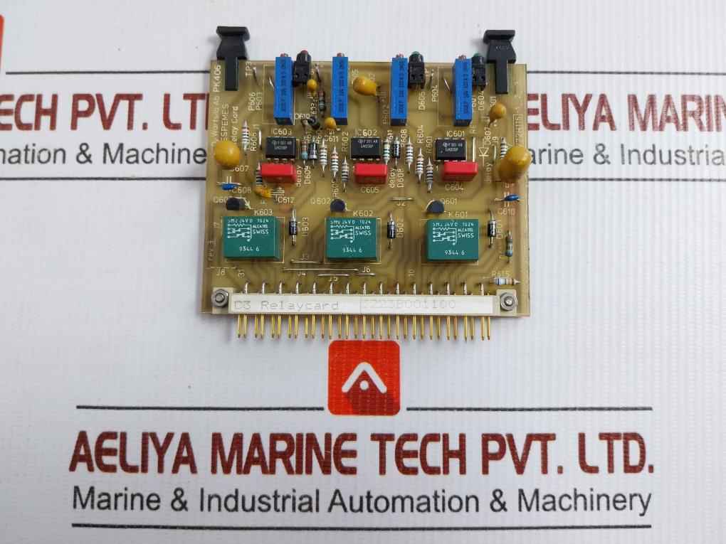 Wartsila Rev 3 Relay Card 3V72H115