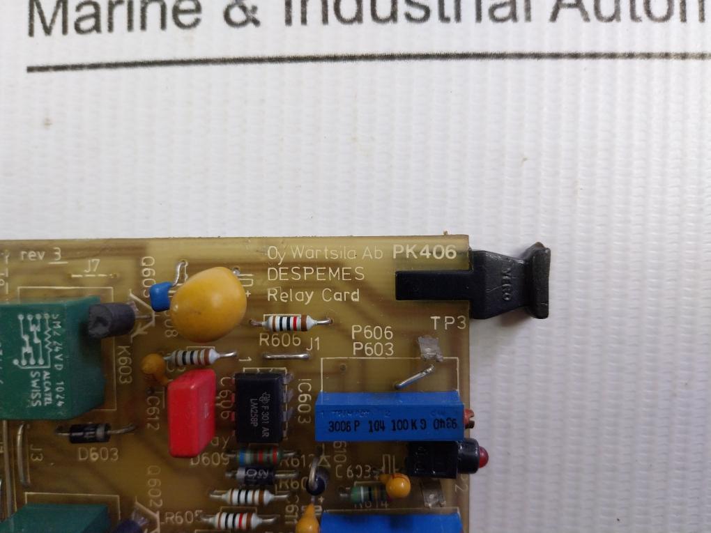 Wartsila Rev 3 Relay Card 3V72H115