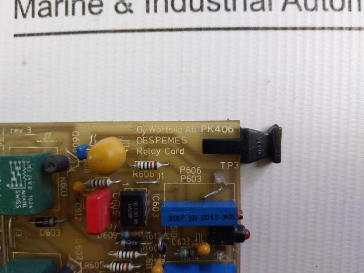 Wartsila Rev 3 Relay Card 3V72H115