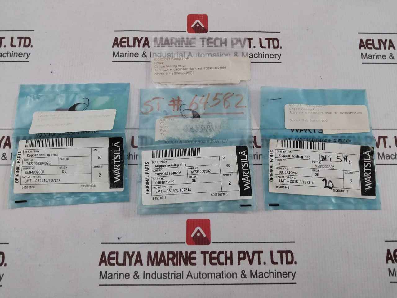 Wartsila Rr00311618 Nbr O-rings, Switch, Plugs, Nipples, Nuts Seal Kit