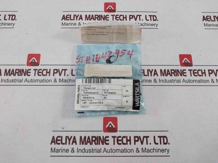 Wartsila Rr00311618 Nbr O-rings, Switch, Plugs, Nipples, Nuts Seal Kit