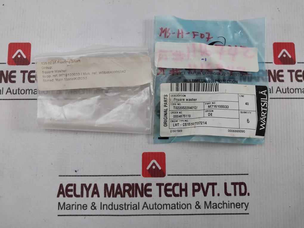 Wartsila Rr00311618 Nbr O-rings, Switch, Plugs, Nipples, Nuts Seal Kit