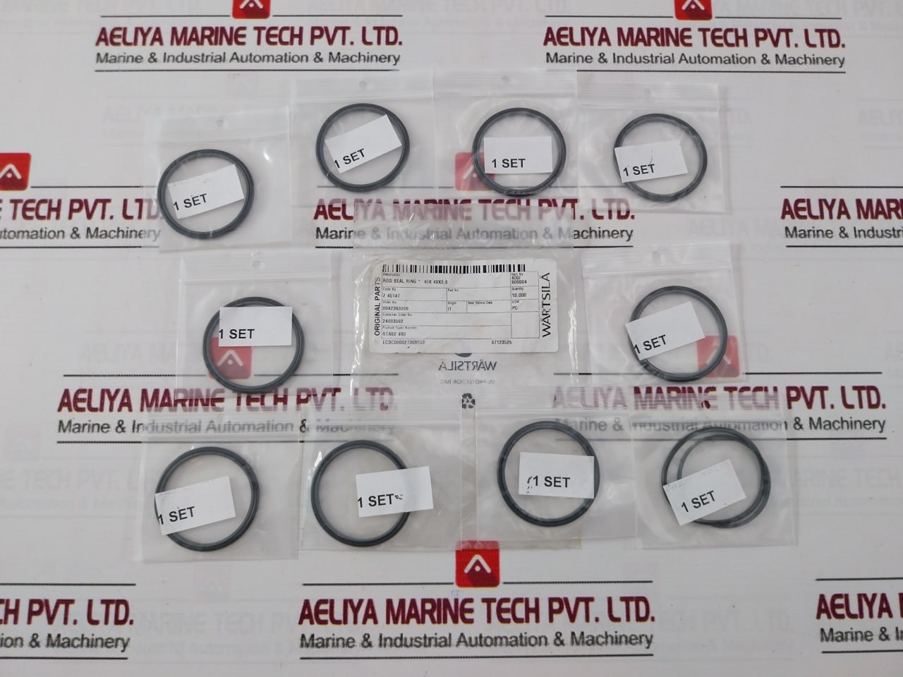 Wartsila Rta62 490 Sealing Components - O-rings Piston Rod Seals Kit