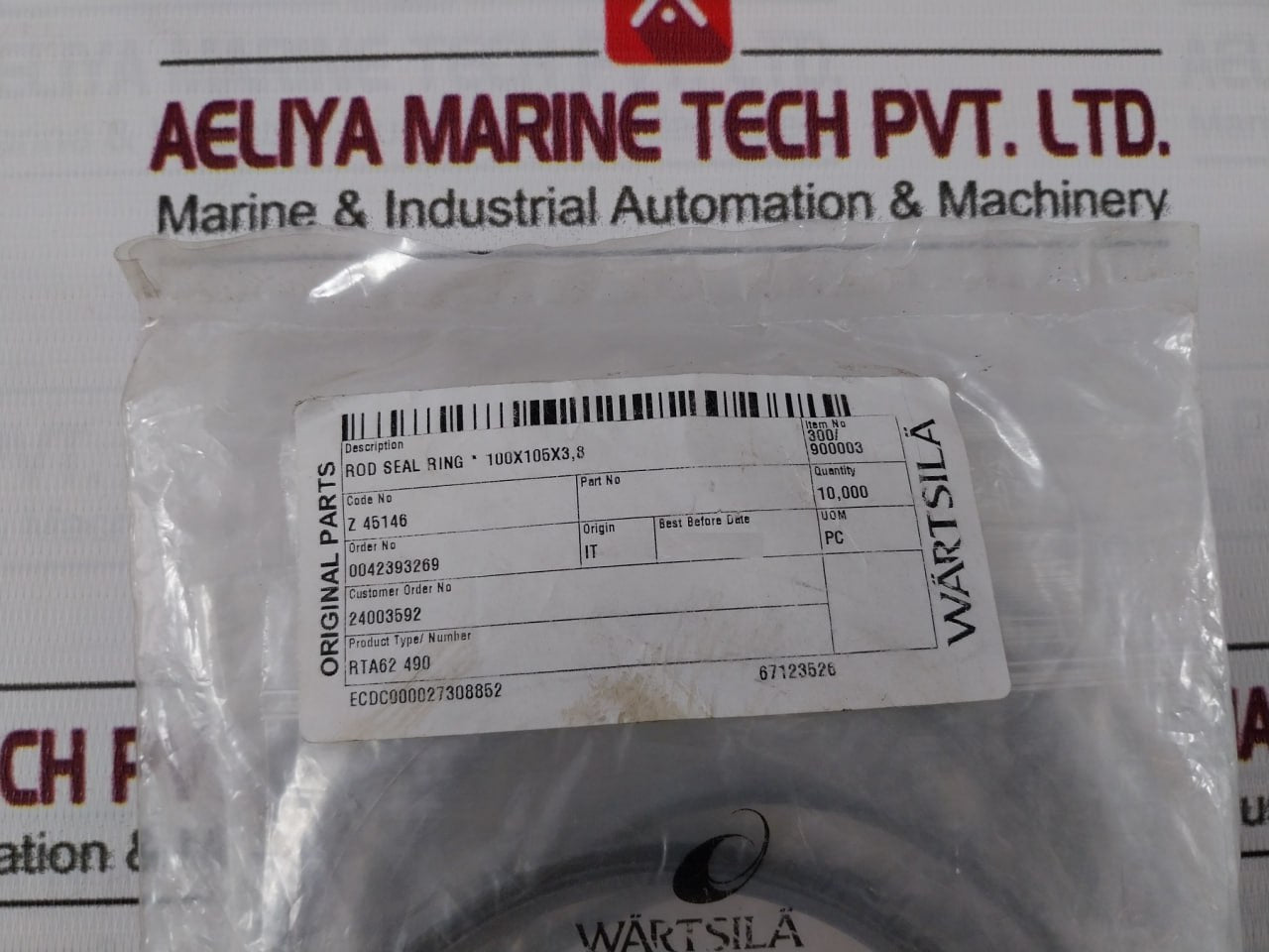 Wartsila Rta62 490 Sealing Components - O-rings Piston Rod Seals Kit