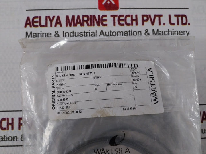 Wartsila Rta62 490 Sealing Components - O-rings Piston Rod Seals Kit