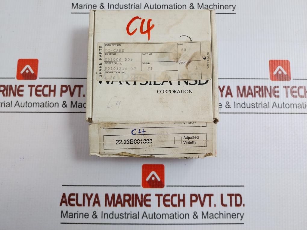 Wartsila Temperature Control Card Ppl 81824-ntc
