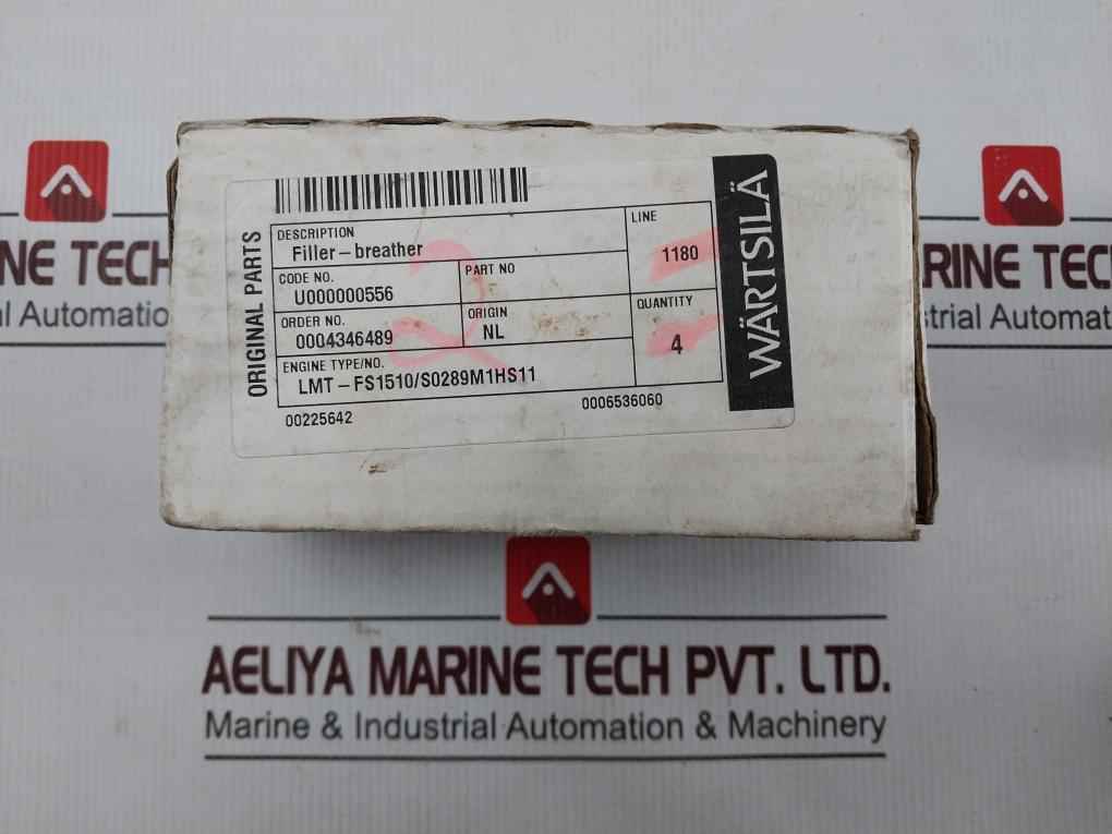Wartsila U000000556 Stauff Filler Breather Lmt-fs1510/s0289m1hs11