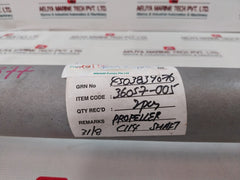 Wartsila 36057-005 Propeller Shaft 40995377
