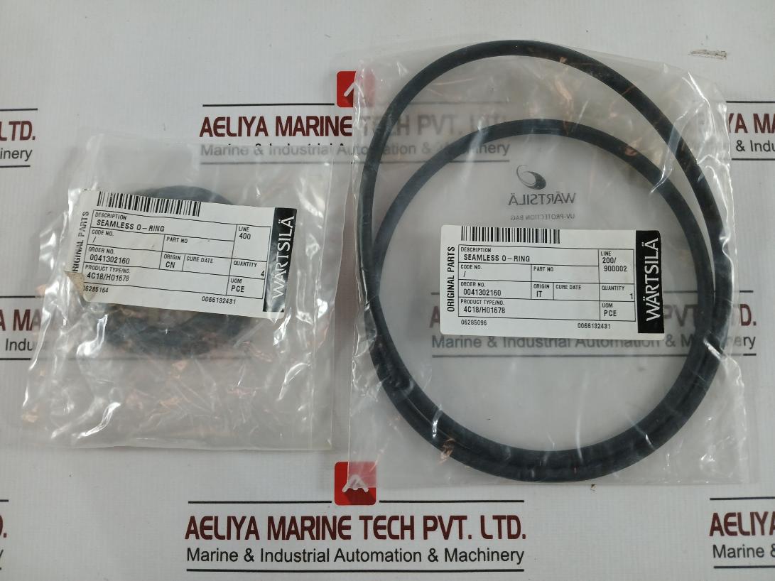Wartsila 4C18/H01678 Packing Seal &amp; O-ring Maintenance Kit 0041302160