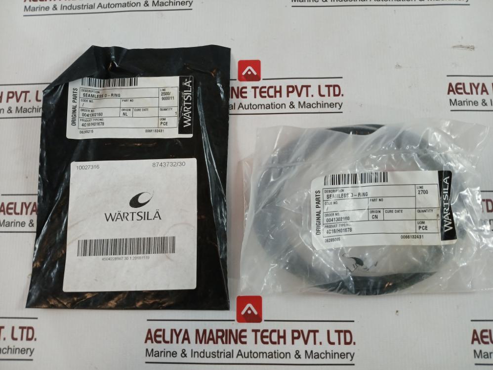 Wartsila 4C18/H01678 Packing Seal &amp; O-ring Maintenance Kit 0041302160