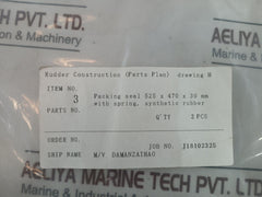 Wartsila 4C18/H01678 Packing Seal &amp; O-ring Maintenance Kit 0041302160