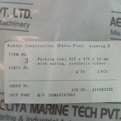 Wartsila 4C18/H01678 Packing Seal &amp; O-ring Maintenance Kit 0041302160