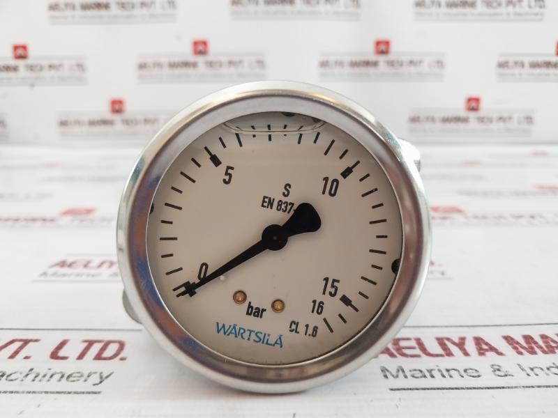 Wartsila 0-16 Bar Manometer En 837-1 4132338571