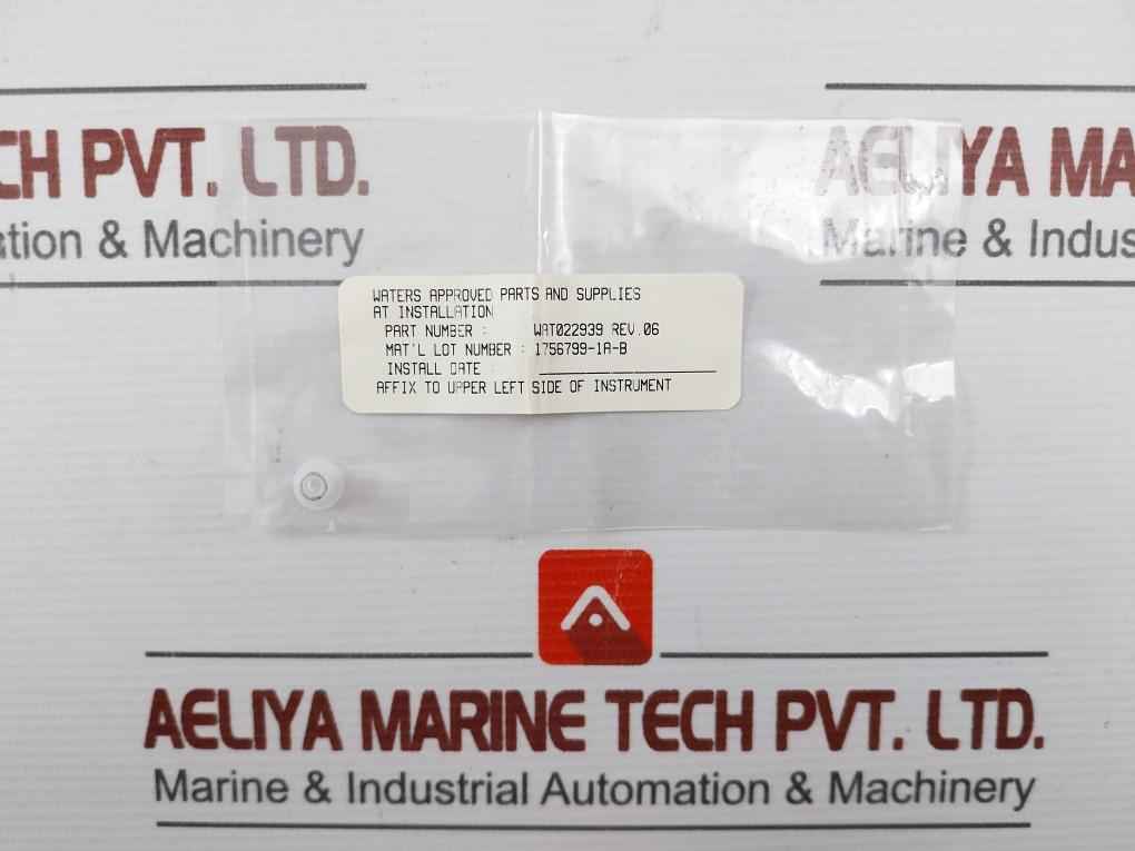 Wat022934 Washer Seal Assembly Rev.06 Waters