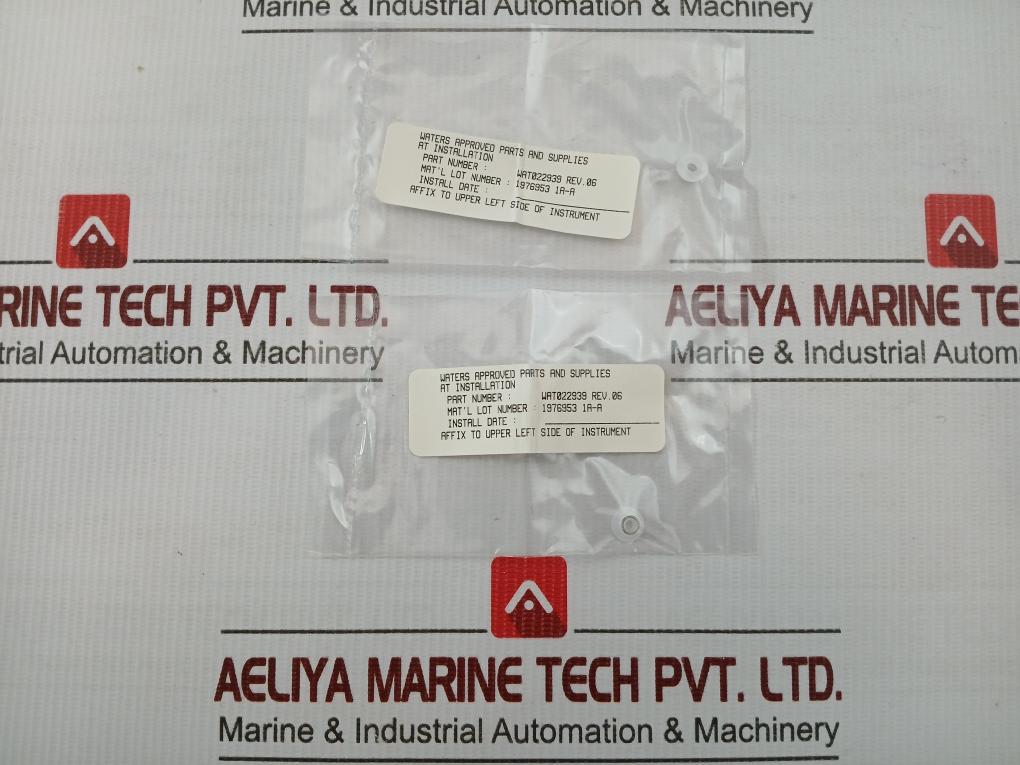 Wat022946 Clear-100 4/Pk Plunger Seal Kit Waters