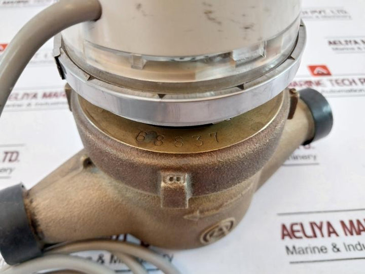 Water Meter W/ 20mm Body, 1.5m Cable 30°c To 90°c
