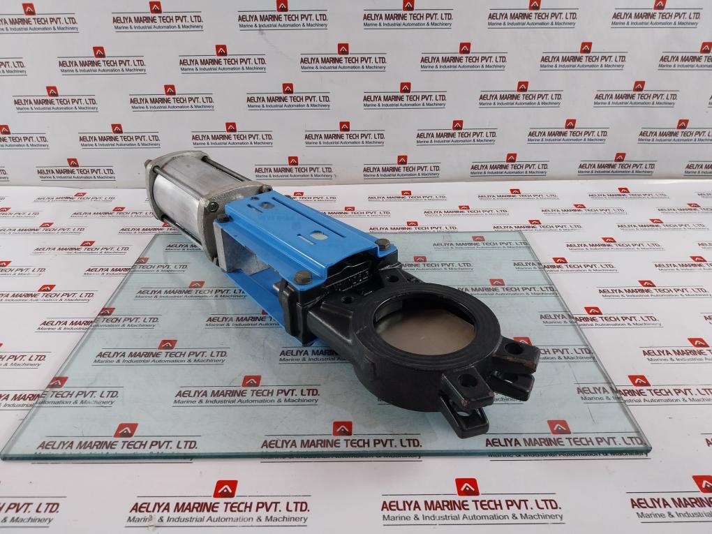 Watergates Dn 100 Knife Gate Valve With Pneumatic Actuator 230v/60hz Scanship
