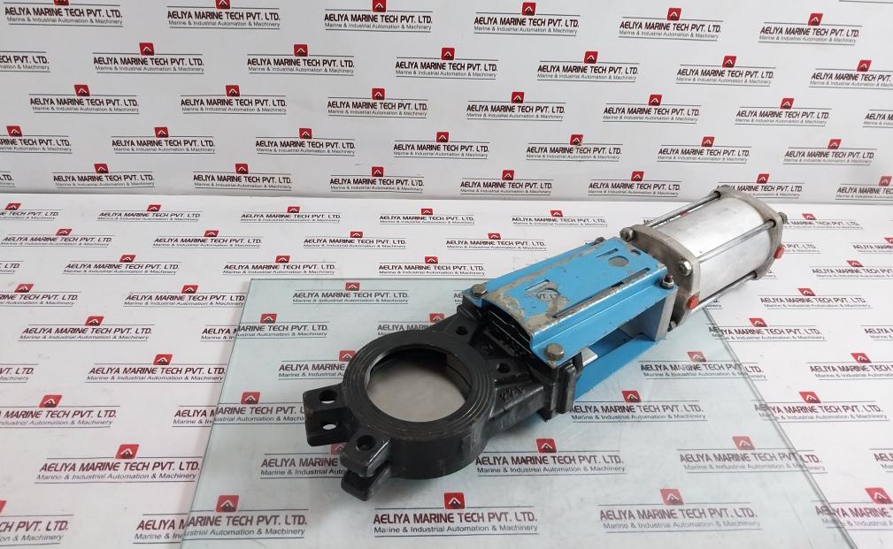 Watergates Dn100 Knife Gate Valve With Pneumatic Actuator Gg25