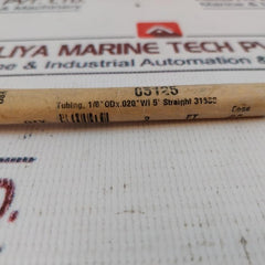 Waters 05125 Tubing. 1/8 “Odx.020”Wi 5’ Straight 316Ss