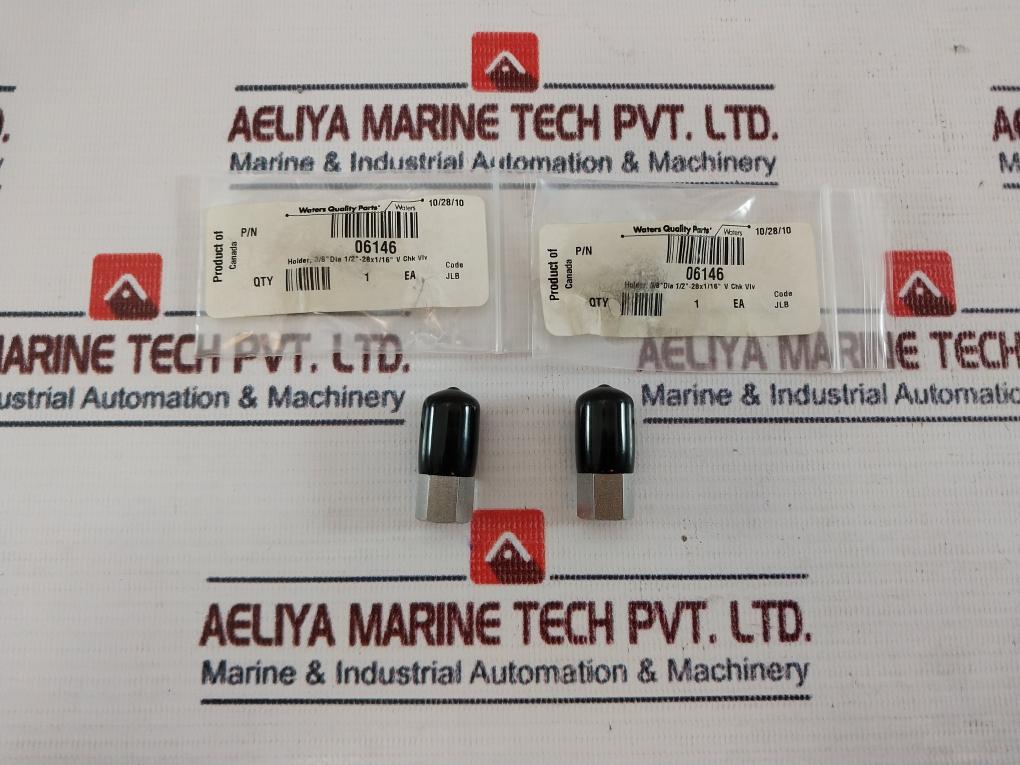 Waters 06146 3/8”dia ½” -28x1/16” V Chk Vlv Holder