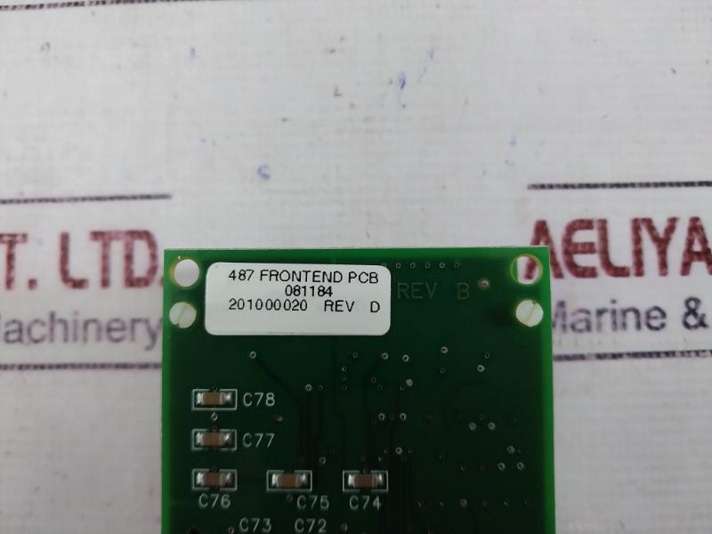 Waters 081184 487 Frontend Pcb Card Rev.B Rev.D Printed Circuit Board Module