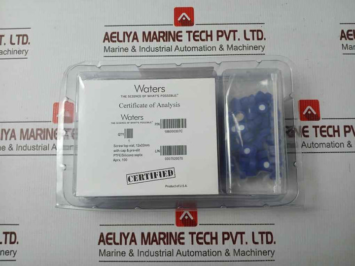 Waters 186000307C Clear Glass Screw Neck Vial With Cap (1 Box = 100Pcs)