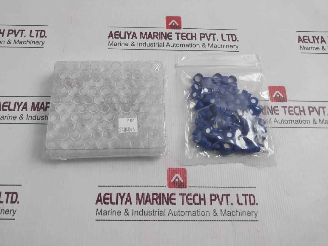 Waters 186000307Dv Deactivated Clear Glass Vial W/ Cap & Bonded (1 Box= 100Pcs)