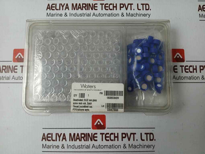 Waters 186000384Dv Clear Glass Screw Neck Vial With Cap Set (1 Box = 100Pcs)
