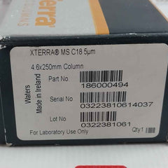 Waters 186000494 Xterra Column Ms C18 5 Micrometer 4.6X250Mm