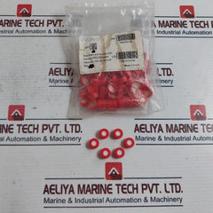 Waters 186002129 Red 9Mm Screw Cap With Bonded Ptfe/Silicone (1 Pack)