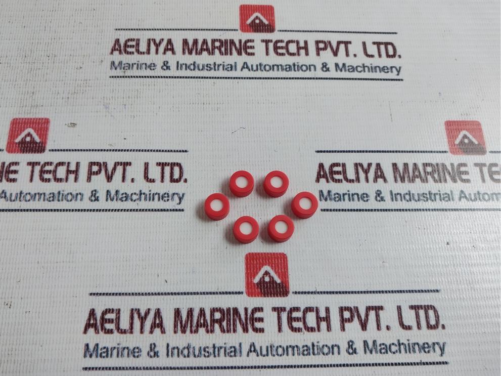 Waters 186002129 Red 9Mm Screw Cap With Bonded Ptfe/Silicone (1 Packet)