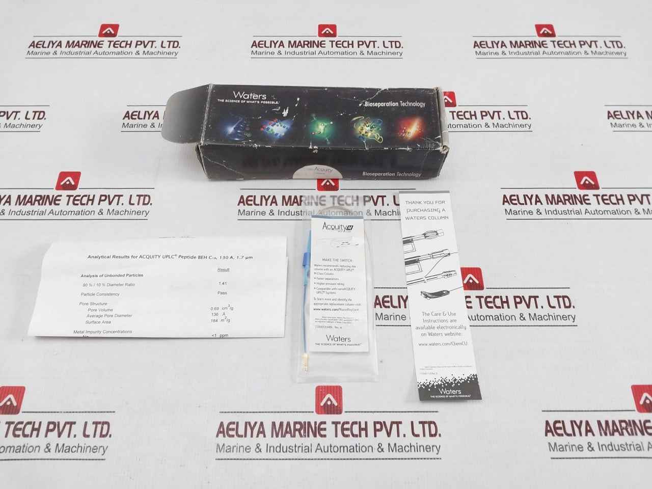 Waters 186003542 Uplc Column 10k Psi 130a 1.7 Micrometer Rev.a