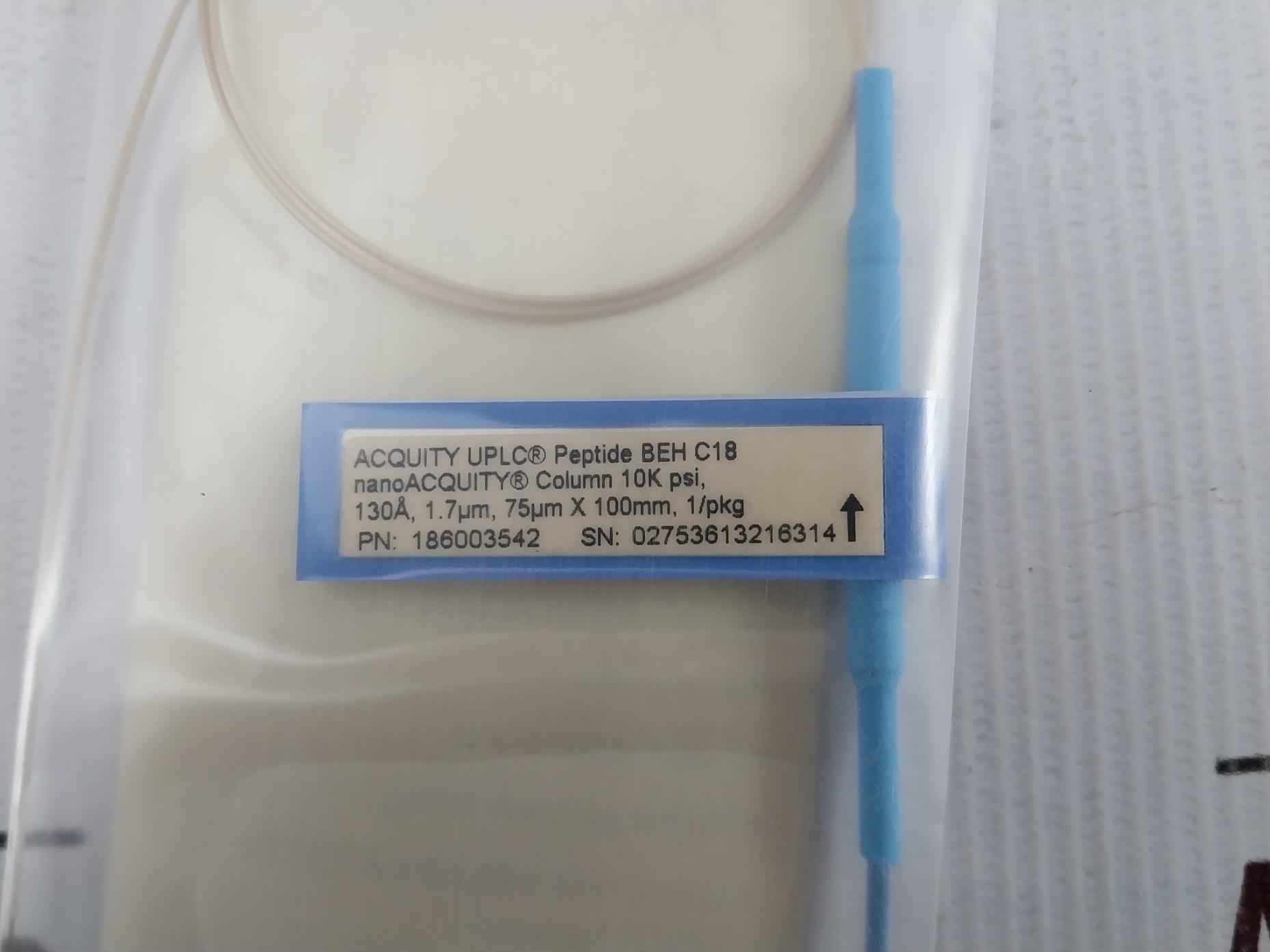Waters 186003542 Uplc Column 10k Psi 130a 1.7 Micrometer Rev.a