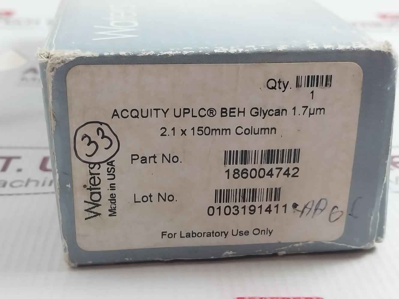 Waters 186004742 Uplc Glycan Beh Amide Column 2.1X150Mm 1.7 Micrometer 1-wire