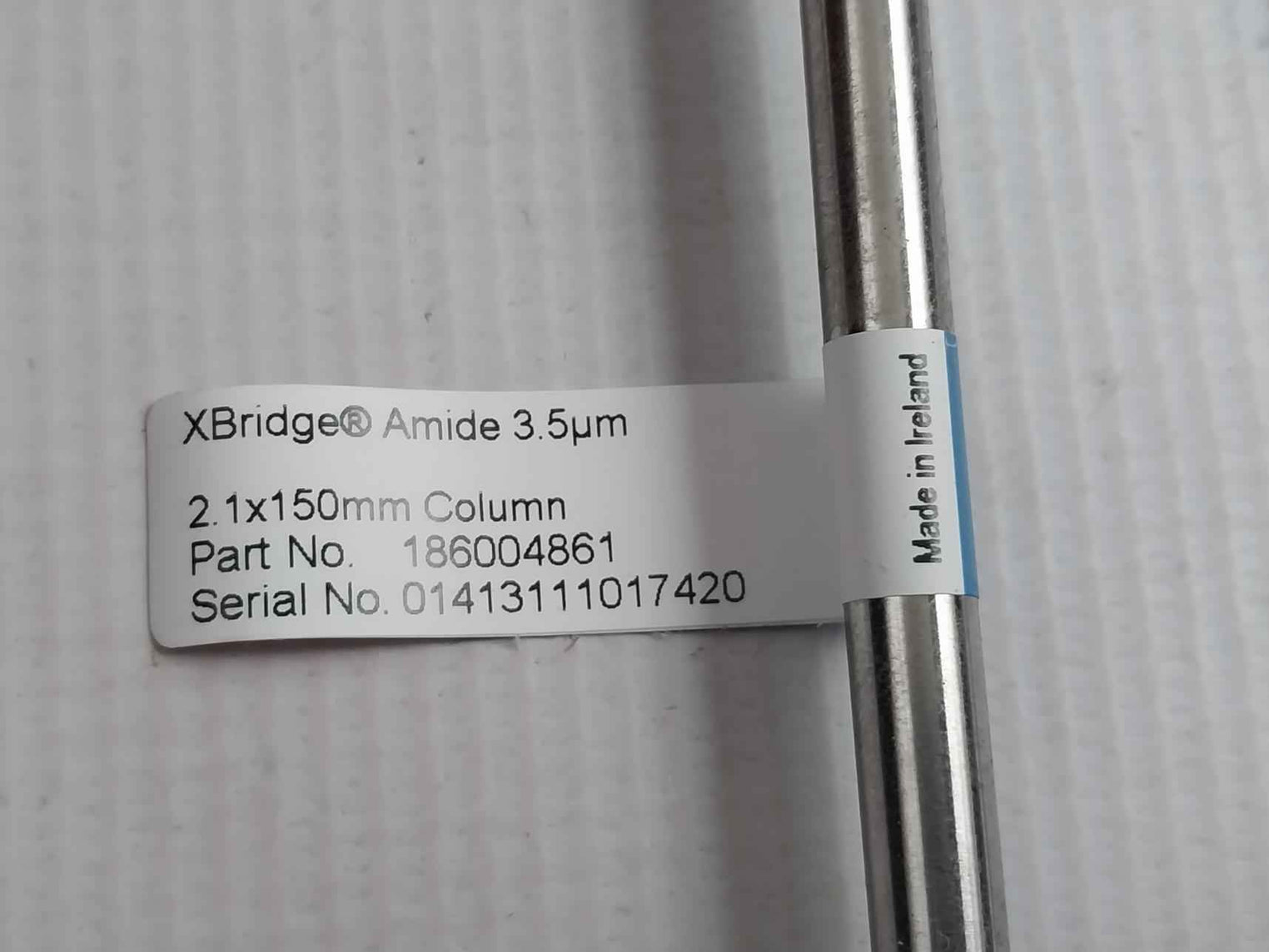 Waters 186004861 Xbridge Beh Amide Column 2.1X150Mm 3.5 Micrometer