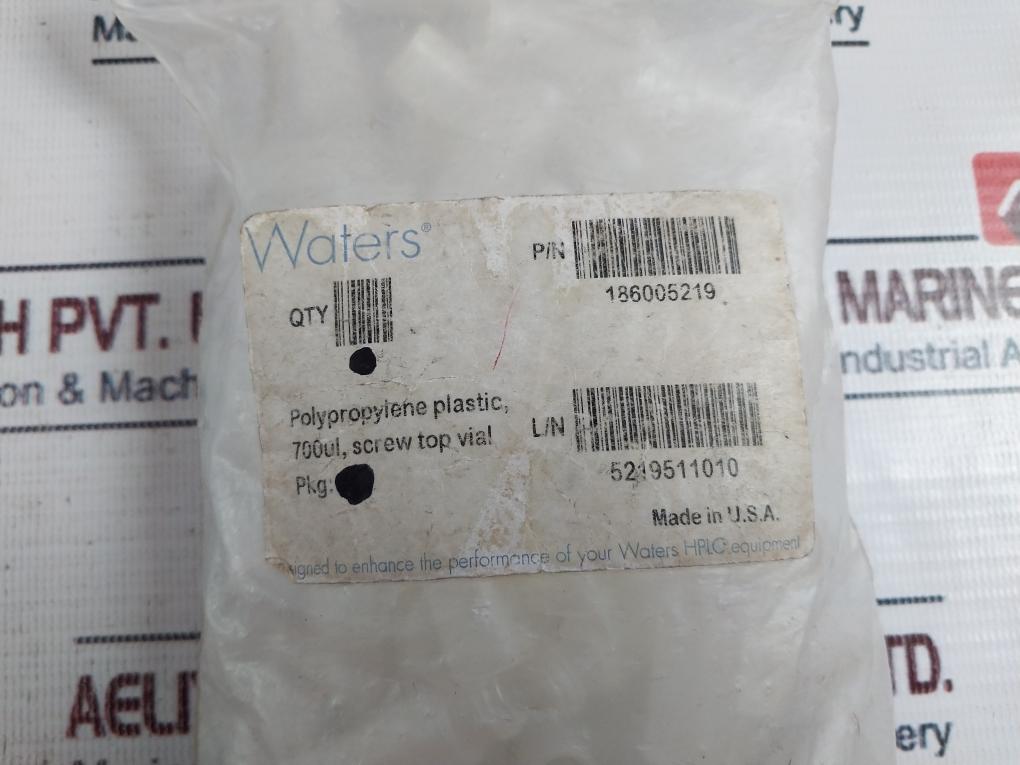 Waters 186005219 Polypropylene Plastic Screw Top Vial 700Ul