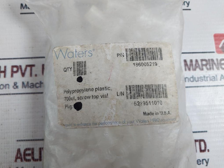 Waters 186005219 Polypropylene Plastic Screw Top Vial 700Ul