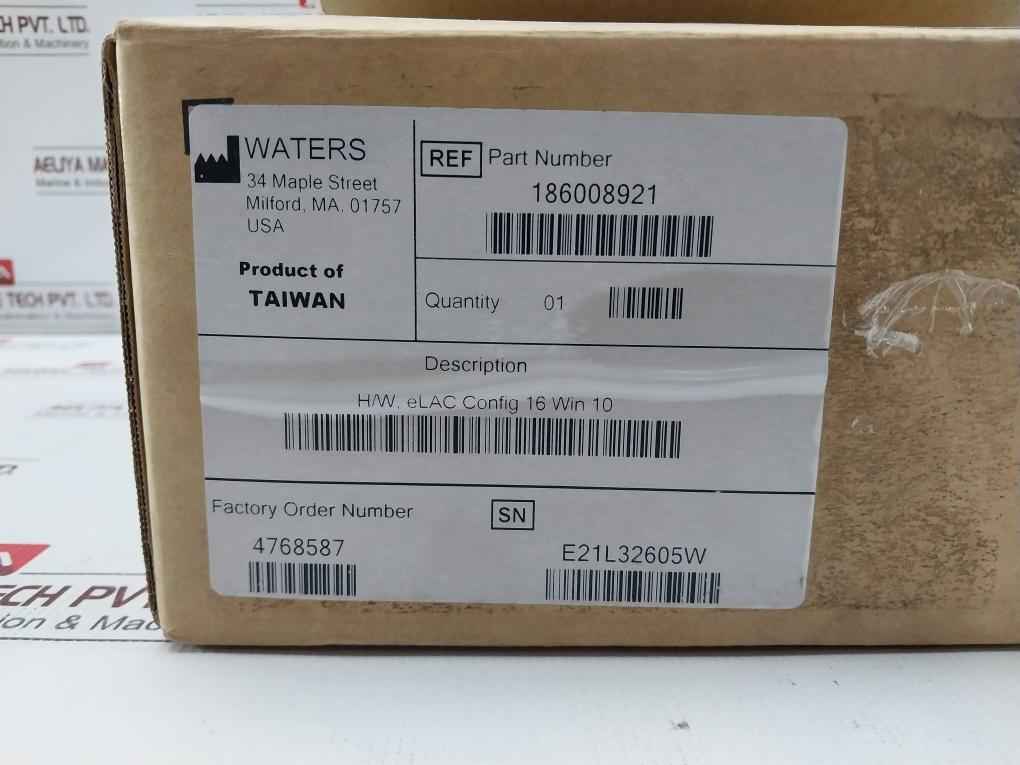 Waters 186008921 Pc 3000 Acquisition Server Kit Elac Config. 16 Win 10 50-60 Hz