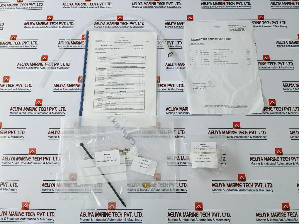 Waters 205000496 Large Cable Tie, Silencer, Cable Gland, O-ring, Retrofit Kit