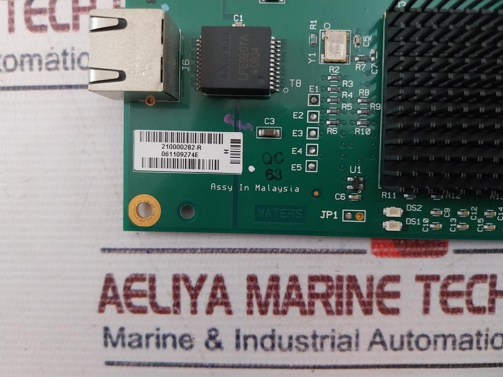 Waters 210000282-r 7 Port Ethernet Board Pcb 510000282 Rev E Gm0945 R 88