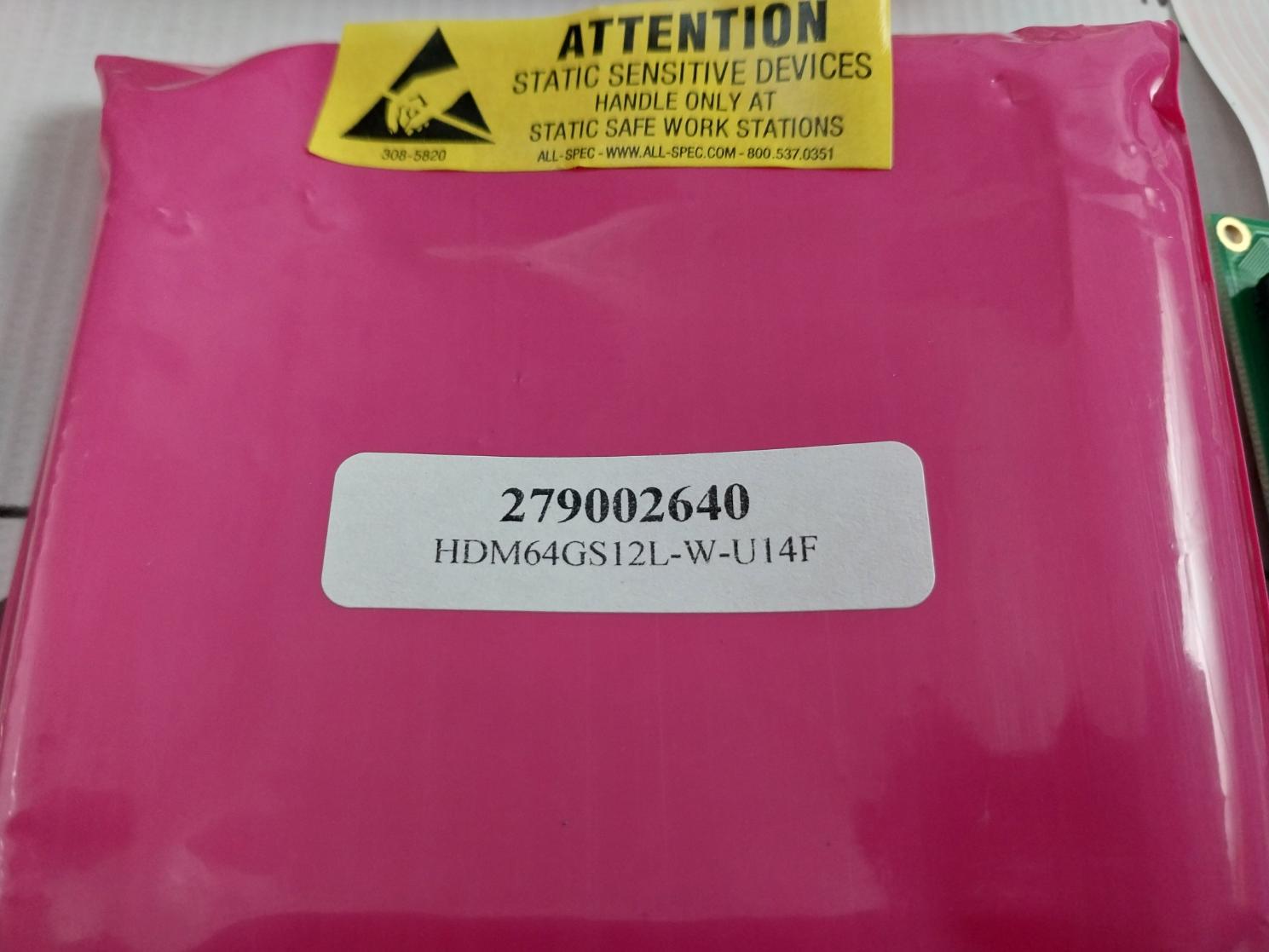 Waters 279002640 Lcd Display Assembly 94V-0 Hdm64Gs12L-w-u14F Rev A