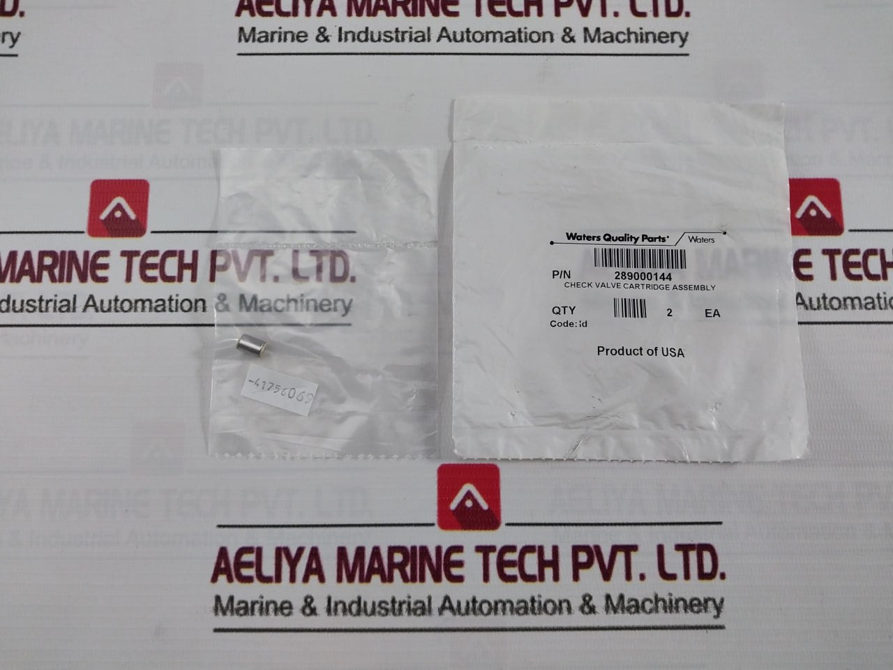 Waters 289000144 Check Valve Cartridge Assembly
