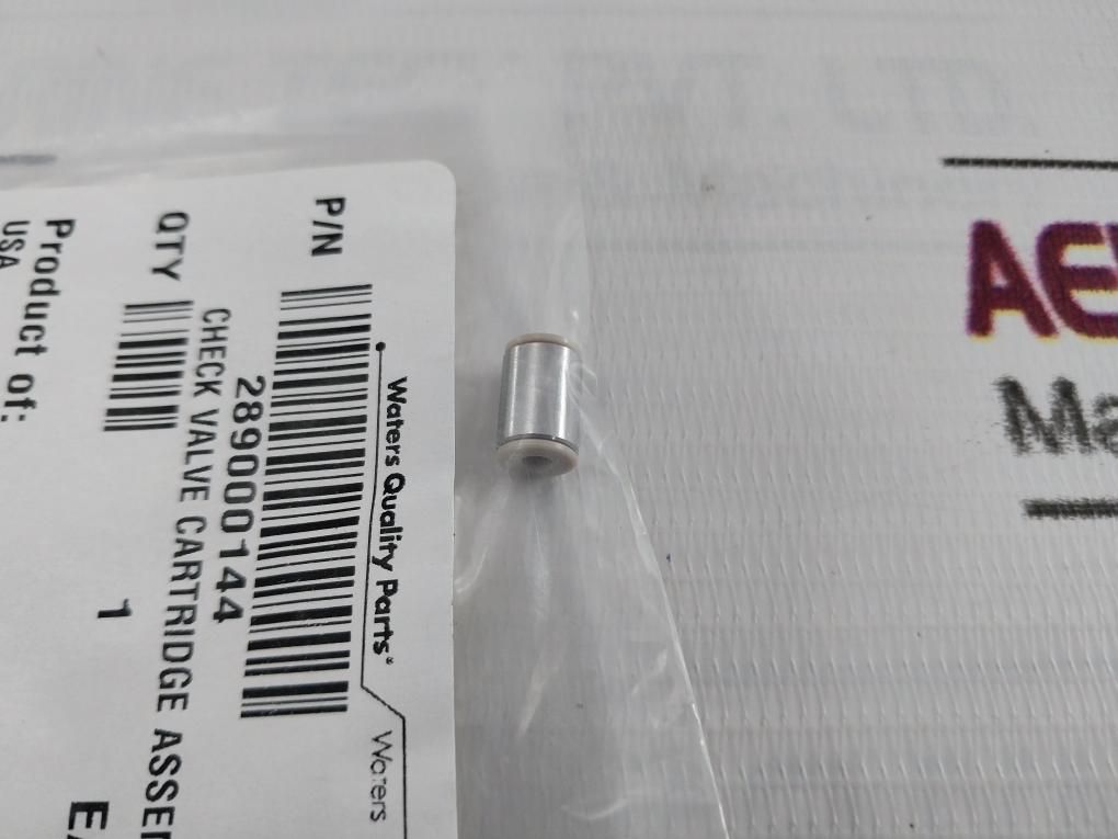 Waters 289000144 Check Valv Cartridge Assembly Code Led